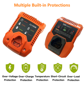 Chargeur mural rapide de remplacement 12V 3A pour batterie lithium-ion <span class=keywords><strong>AEG</strong></span> Ridgid 12V <span class=keywords><strong>L1215</strong></span> L1215P L1215R 3526 R86048 AC82008 - Product Image 4