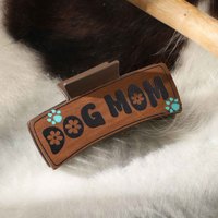 20 buah klip rambut ibu MAMA anjing cakar hadiah hari ibu anak perempuan jepit jepret desain kustom aksesori rambut jepit persegi panjang