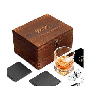 Juego <span class=keywords><strong>de</strong></span> posavasos <span class=keywords><strong>de</strong></span> tártaro <span class=keywords><strong>de</strong></span> hielo <span class=keywords><strong>de</strong></span> whisky Caja <span class=keywords><strong>de</strong></span> madera <span class=keywords><strong>de</strong></span> vidrio vasos Caja <span class=keywords><strong>de</strong></span> regalo <span class=keywords><strong>de</strong></span> pino antiguo - Product Image 1