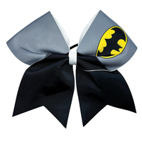 Pas cher Ruban Cheerleading Arcs pour Filles et Femmes Glitter Cheer Ruban Arcs Avec Bande Élastique