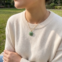 Collier pendentif carré classique en pierre précieuse, incrustation cœur en pierre naturelle, chaîne dorée, bijoux plaqués or multicolores à facettes, cadeau