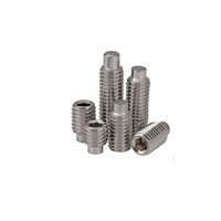 Vis à tête hexagonale en acier inoxydable SS304 SS316 M2 M2.5 M3 M4 M5 avec pointe en forme de chien DIN915