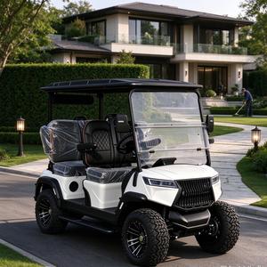 Carrito de Golf Eléctrico de Litio para 4 Pasajeros, Vehículo Todoterreno de 4 Plazas para Viajes Comunitarios - Product Image 1