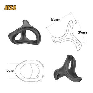 ペニスリング再利用可能コックリング射精遅延ペニス拡大男性用リングディックアクセサリーセックスゲームセックスおもちゃ男性用カップル - Product Image 3