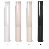 Boîte à fleurs pour savon papier kraft PVC fenêtre transparente boîte-cadeau ronde pour fleurs de savon rose