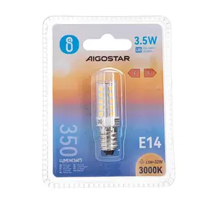 Lampada LED E14 3.5W, a risparmio energetico, luce calda, ideale per l'illuminazione domestica e ambienti accoglienti. - Product Image 2