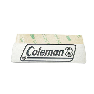 <span class=keywords><strong>Plaque</strong></span> de nom en métal avec logo personnalisé, étiquette en métal, autocollant en aluminium auto-adhésif, étiquette gravée écologique brossée - Product Image 5