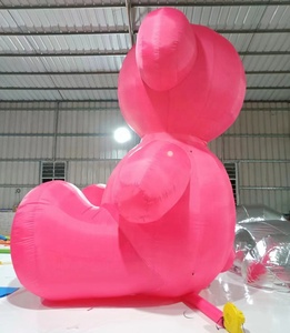 Orso Gonfiabile Personalizzato Rosa Carino per Pubblicità, Decorazione Eventi Natalizi, Pallone Gonfiabile a Forma di Orso - Product Image 5
