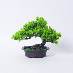 Cây thông nhân tạo giả trong chậu, cây thông nhựa, cây cảnh bonsai, cây xanh trang trí bàn làm việc, đồ trang trí nội thất - Product Image 5