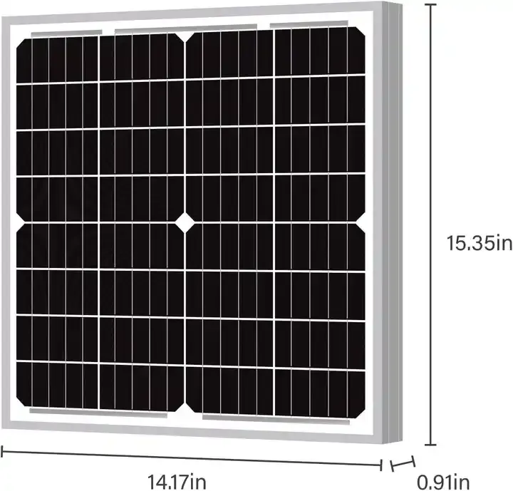 Panel solar pequeño personalizado 10W 20W 50W 80W 100W 120W 150W Panel solar de silicio monocristalino personalizado Mono Poly PV