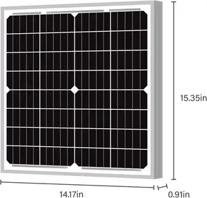 Customized Small Solar Panel 10W 20W 50W 80W 100W 120W 150W Monocrystalline Silicon Customized Mono Poly PV Solar Panel