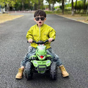 רכב חשמלי לרכב על דינוזאור atv צעצוע פלסטיק עם הסוללה en71 מכוניות צעצוע מוסמך לילדים לנהוג - Product Image 3