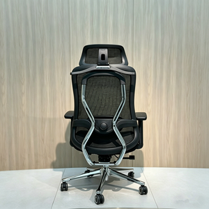 Sinonis Modern Luxury CEO Office Lift Chair Mesh Fabric Aluminum <b>Frame</b> Height Adjustable Swivel Base-Executive Chair - Product Image 4