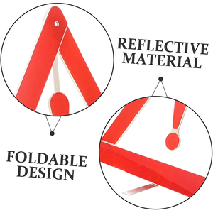 Nhà Sản Xuất Tam Giác Cảnh Báo Phản Xạ Thấp MOQ Tam Giác Cảnh Báo Phương Tiện Tiêu Chuẩn Châu Âu ECE R27 - Product Image 4