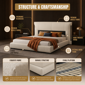 <span class=keywords><strong>Letto</strong></span> <span class=keywords><strong>matrimoniale</strong></span> di design italiano Amal con testiera <span class=keywords><strong>imbottita</strong></span> larga, finiture in metallo e ancoraggi, lussuoso <span class=keywords><strong>letto</strong></span> imbottito per camera da <span class=keywords><strong>letto</strong></span> moderna. - Product Image 2