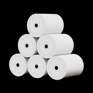 Étiquettes d'expédition auto-adhésives du fabricant en gros rouleau de <span class=keywords><strong>papier</strong></span> <span class=keywords><strong>thermique</strong></span> enduit pour la logistique alimentaire solide scellage de médicaments BOPP - Product Image 3