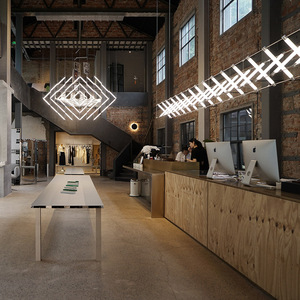โคมไฟระย้า LED แบบยาวหลายหัว สำหรับโรงแรม ร้านอาหาร ห้องรับรอง บาร์ เคาน์เตอร์ - Product Image 3