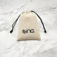 Bag Small Jute Bags Natural Plain Burlap Coffee Bag Customize Small Jute Drawstring Bags Pouch