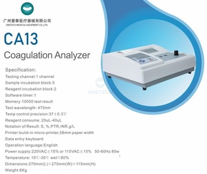 Analyseur de <span class=keywords><strong>coagulation</strong></span> sanguine CA13 Onetech, analyseur de <span class=keywords><strong>coagulation</strong></span> sanguine vétérinaire portable - Product Image 3