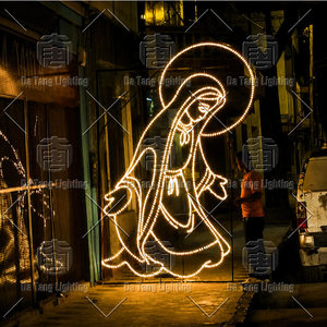Motif lumineux LED 2D Scène de la Nativité pour Jardin, Parc et Projets d'Affichage Commercial de Noël - Product Image 3