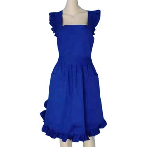 <span class=keywords><strong>Tablier</strong></span> <span class=keywords><strong>de</strong></span> demoiselle d'honneur princesse avec taille ajustable, en mélange coton/polyester écologique, plusieurs poches pour usage quotidien, travail, mariages - Product Image 3