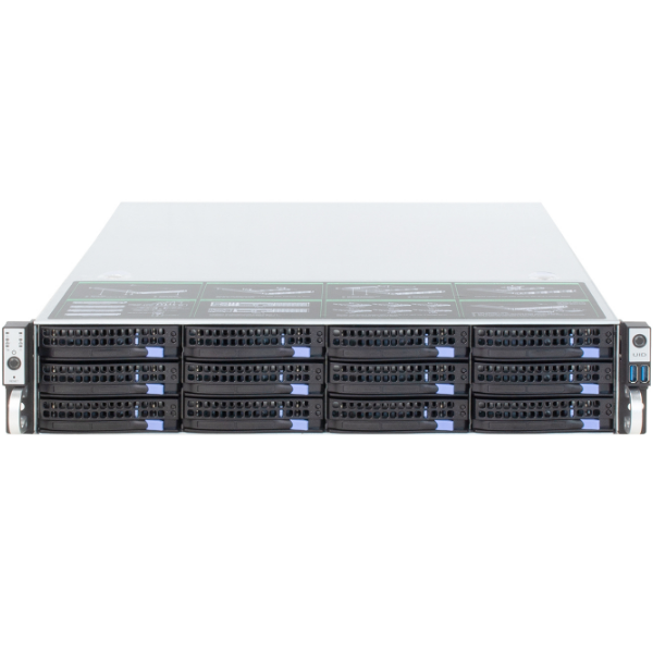Armortec 2U Rackmount Storage NAS Server with Intel Xeon E5 2600 V3/v4 Processors 12 HDD Bays 128GB Memory-Stock