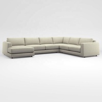 Modulares Quadratisches Stoff-Sofa-Set für Moderne Häuser, Villen, Apartments, Einkaufszentren, Schulen, Parks & Kellerräume
