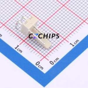 5VMBA020 Wire-to-Board Pin Header Bent Lead Through Hole,P=2.54mm Connector 1x2P 2.5mm Right Angle Insert 2P - Product Image 1