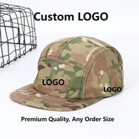 Casquettes de baseball tendance à logo personnalisé en petite série, 5 panneaux, polyester/coton, style streetwear/hip-hop, livraison rapide pour influenceurs et célébrités
