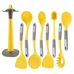 Utensilios de cocina de 7 piezas-Juego de cocina de silicona resistente al calor - Product Image 5