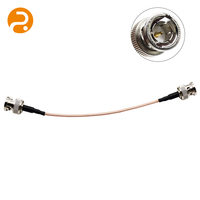 75 Ohm BNC laki-laki ke laki-laki SDI RG179 RF kabel Jumper koaksial untuk perangkat elektronik untuk kamera VCR Monitor CCTV Radio CB laut