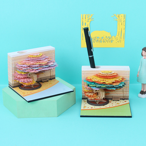 Bloc-notes pour arbre coloré, articles cadeaux en livraison directe, offre spéciale, nouvelles saisons 3D - Product Image 3