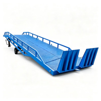 Rampe mobile en acier lourd pour chantier, rampe hydraulique mobile pour chariot élévateur et travaux de conteneurs