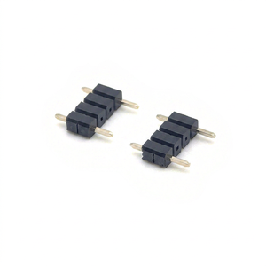 Conector de pines de paso de 2.54mm, de una sola fila, pines rectos 2,3 faltantes, H5.0mm 1*4P - Product Image 1
