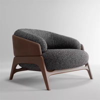 Designer minimaliste canapé simple chaise chez l'habitant bar réception créative loisirs chaise négociation Table chaise combinaison