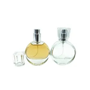 Botol Parfum Desain Khusus Kosong, Botol Kaca Parfum Berbentuk Cakram 20Ml