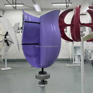 กังหันลมตั้งพื้นแบบแนวตั้ง FLYT Tulip Wind สำหรับใช้ในบ้าน ระบบเชื่อมต่อกับระบบไฟฟ้า 1 กิโลวัตต์ 24 โวลต์ เครื่องกำเนิดไฟฟ้าพลังงานลม Tulip Wind Eolienne Verticale - Product Image 5