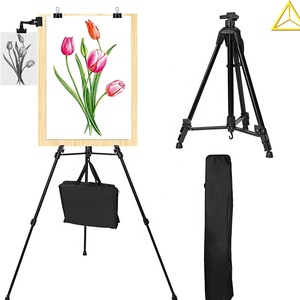 Giá vẽ nhôm tripod cho bức tranh có thể điều chỉnh mạnh mẽ Studio Giá vẽ nhỏ với màu đen mang theo túi - Product Image 4