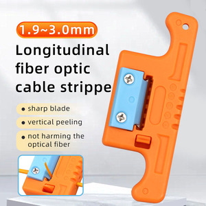 Dénudeur de <span class=keywords><strong>fibre</strong></span> optique avec fonction d'ouverture de fenêtre pour fibres de 1930 mm, couteau de dénudage longitudinal pour câbles de type ruban à tube central - Product Image 1