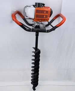เครื่องเจาะดินแบบสองจังหวะ DIY สำหรับงานอุตสาหกรรม ใช้กับน้ำมันเบนซิน สำหรับขุดหลุมในโรงเรือน กำลังไฟ 1.6 กิโลวัตต์ ขนาดเจาะสูงสุด 250 มม. - Product Image 2