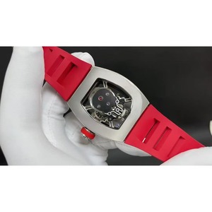 Montre mécanique automatique de luxe de style hip-hop urbain avec tourbillon et crâne pour hommes - Product Image 5