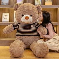 Boneka Beruang Teddy Raksasa Super Lembut Ukuran Ekstra Besar Isi Kapas PP Bantal Peluk untuk Hadiah Ulang Tahun Grosir