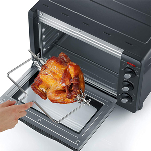 <span class=keywords><strong>Horno</strong></span> Eléctrico Portátil Pequeño para el Hogar, con Convección, <span class=keywords><strong>Luz</strong></span> Interior, Metálico, para Tostar y Hornear - Product Image 3