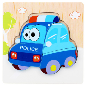 <span class=keywords><strong>Jeu</strong></span> de puzzle en bois 3D de dessins animés, jouet d'apprentissage de l'alphabet, jeux de société éducatifs précoces, jouets Montessori pour garçons et filles - Product Image 5