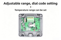 KLZD High Accuracy Temperature Humidity Sensor Duct Type Measuring Instrument OEM IP65 ABS Plastic 2-Year Warranty KZWS/F Serial