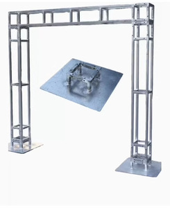 Plaque de base de treillis lourd avec ballast en acier pour treillis de scène intérieure, support de toile de fond publicitaire et pied stabilisateur de treillis - Product Image 1
