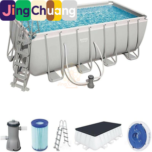 Jingchuang56670 Piscina Familiar Rectangular de Tubo de Acero de 16 pies, Producto de Gran Venta - Product Image 5