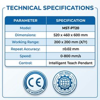 Robot de distribution de silicone automatique haute précision 3 axes pour l'industrie électronique/automotive 2600 ml Marque MSD Garantie 1 an