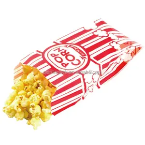 Grande festa a tema film fornisce un sacco di carta per Popcorn personalizzato con il materiale in carta Kraft bianca