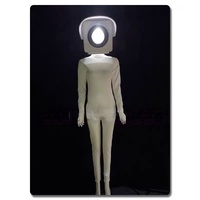 Ensemble de tenue de scène et de coiffure Veya Night Bar, costume de danse de scène, tenue de danse pour adulte en polyester 100%, tenue de danse de fête scintillante, caméra Gogo